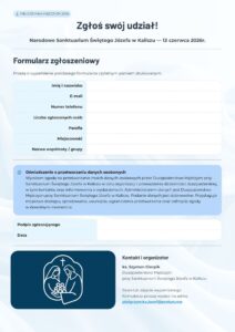 FORMULARZ ZGLOSZENIOWY