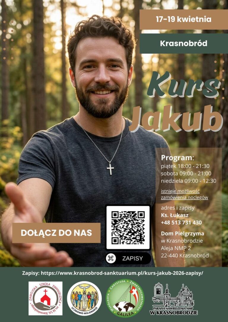 Plakat Kursu Jakub 2026 w Krasnobrodzie