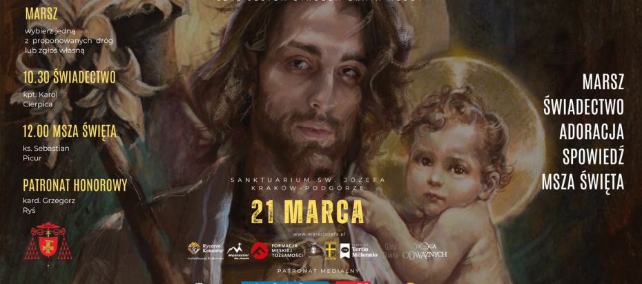 Marsz św. Józefa w Krakowie - plakat