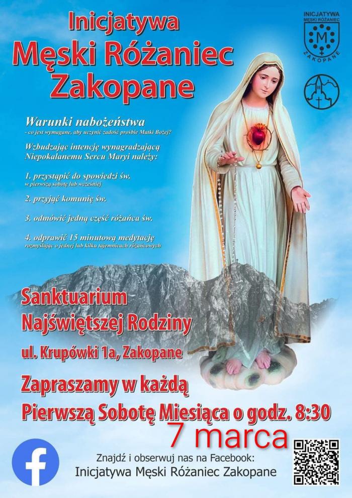Męski Różaniec w Zakopanem